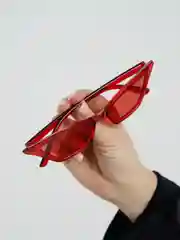 Красный очки MIRSEE цветные в форме "Кошачий глаз"