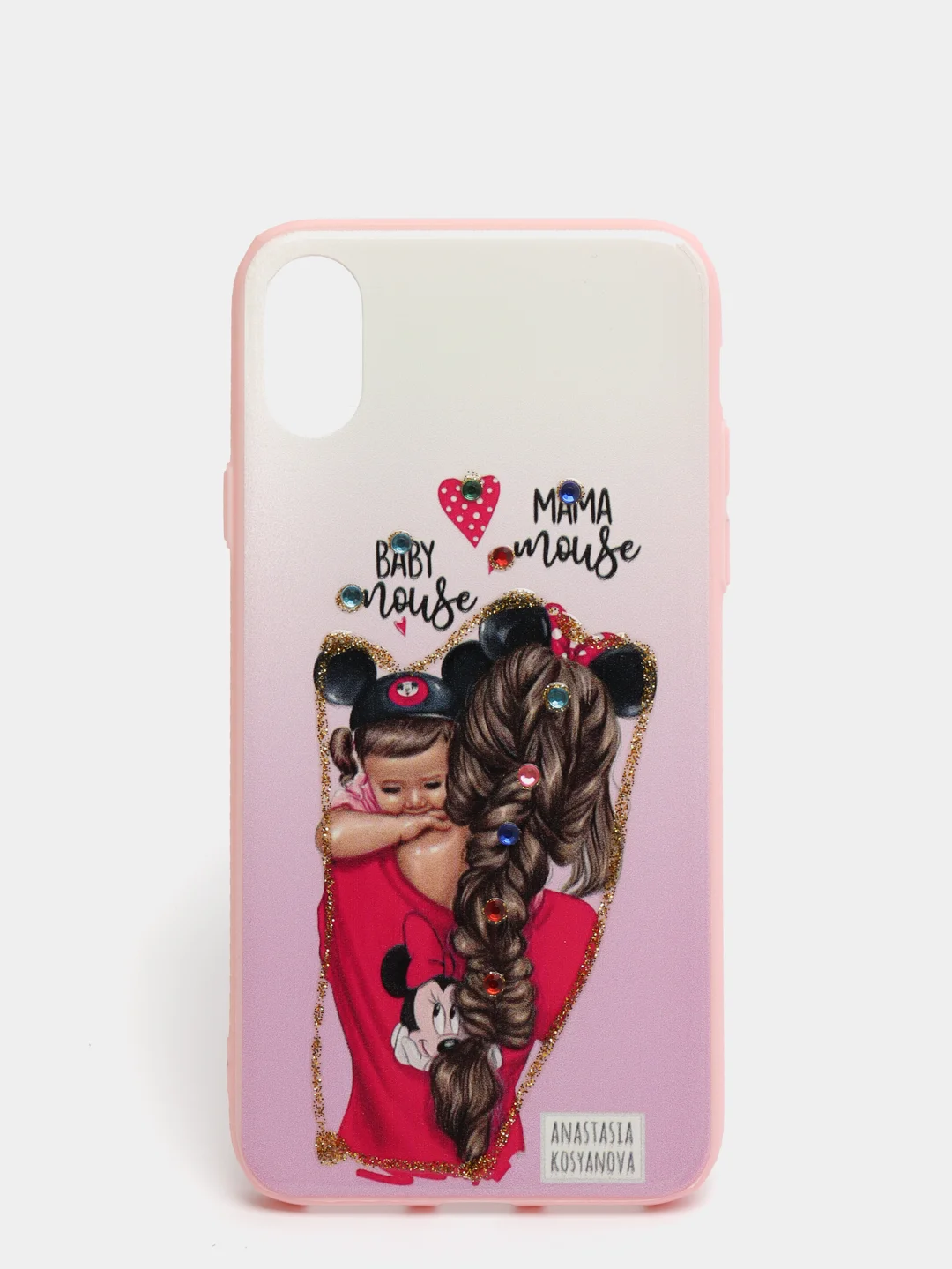 Вишнёвый чехол IPhone X, XS