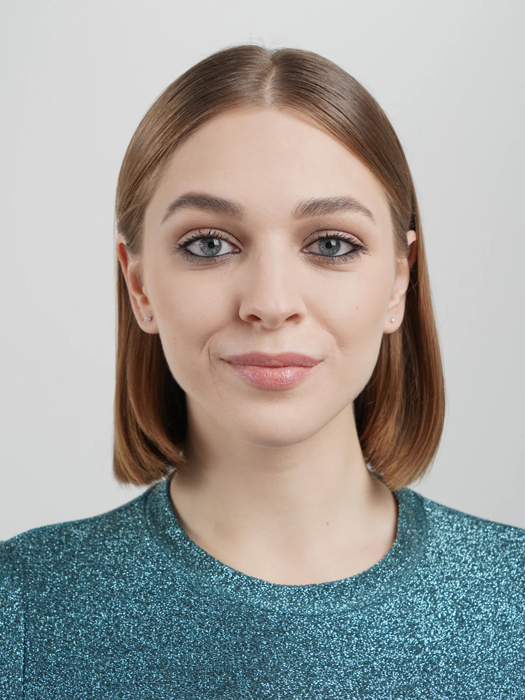 Розовый серьги-гвоздики 6 цветов
