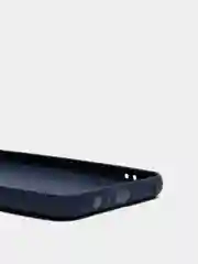 Темно-синий чехол Samsung Galaxy A02, силиконовый, рифленый