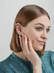 Серебряный каффы ажурные, набор из двух штук