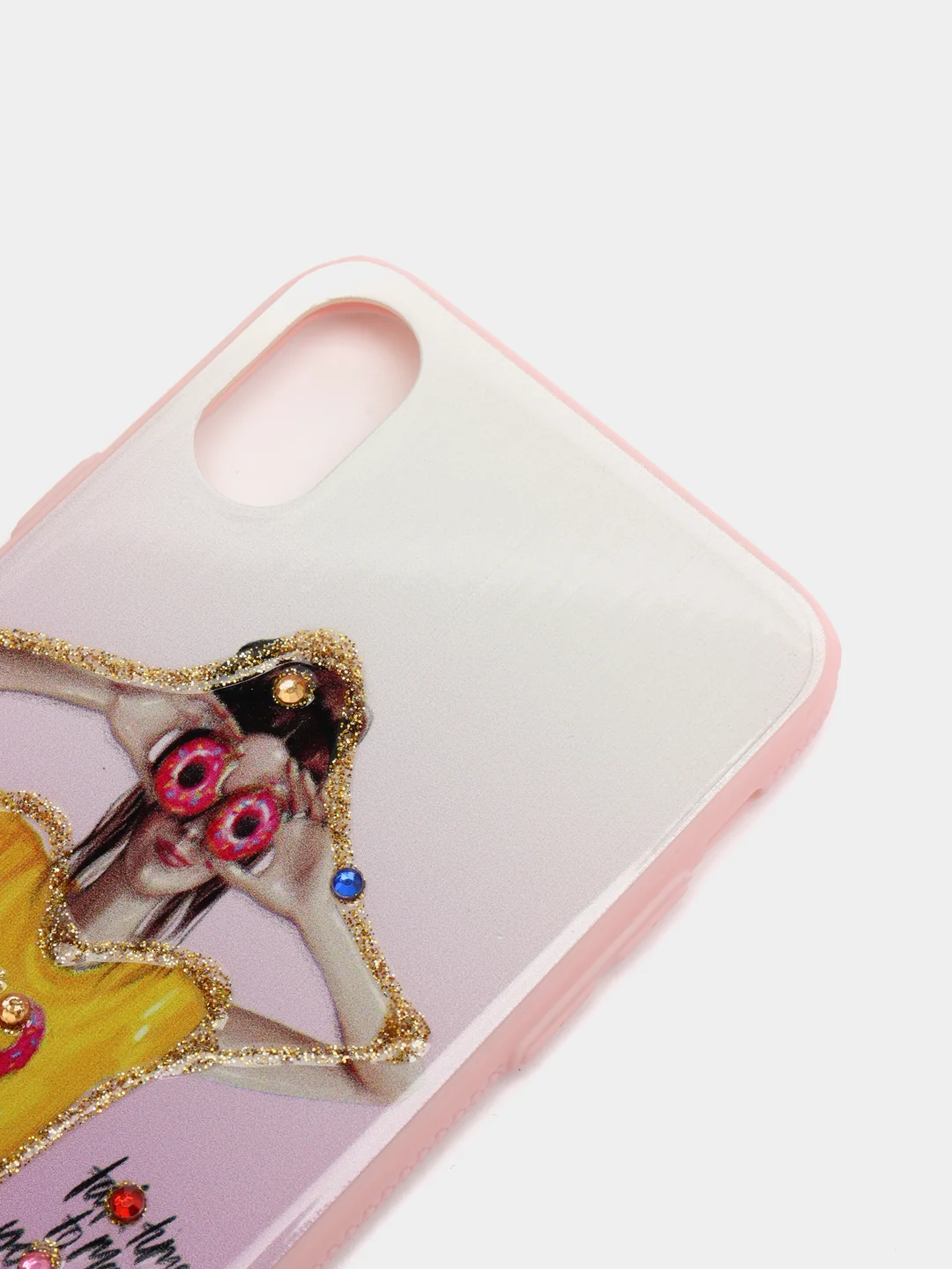 Пастельно-коралловый чехол IPhone X, XS