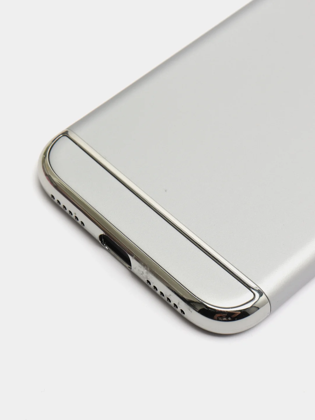 Серебряный чехол IPhone X, XS