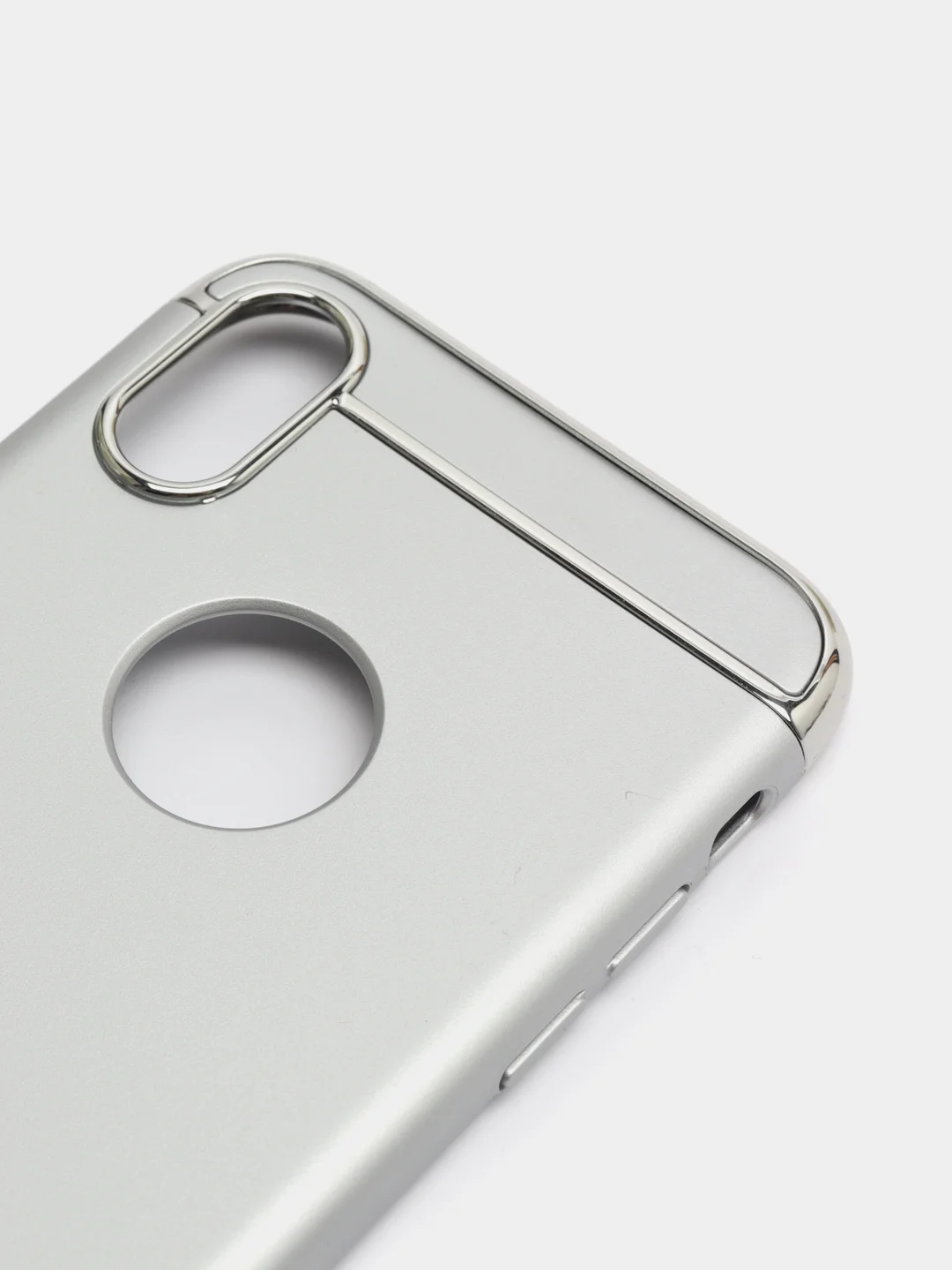 Серебряный чехол IPhone X, XS