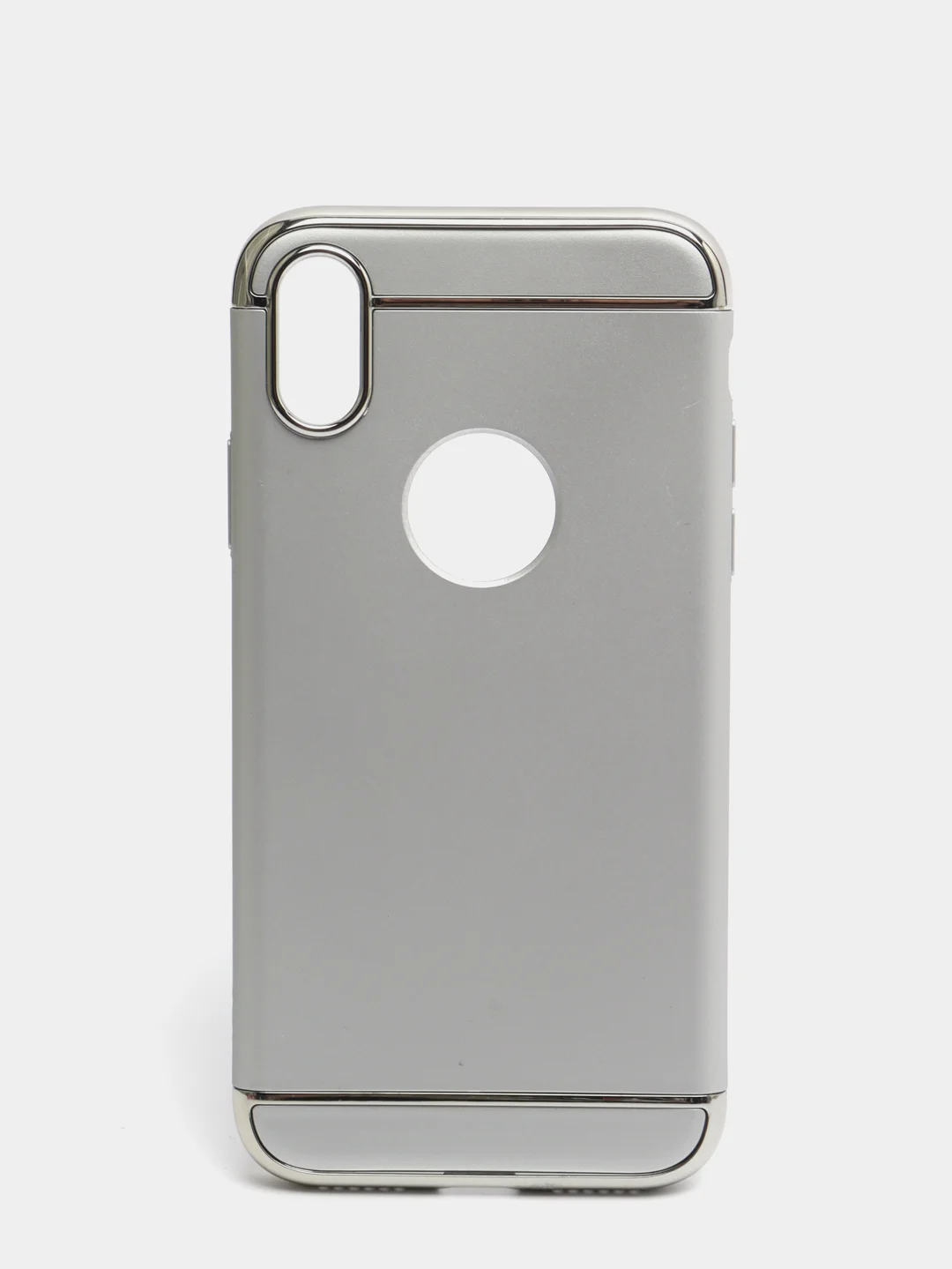 Серебряный чехол IPhone X, XS