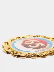 Медаль металлическая на ленте "С Юбилеем 65"