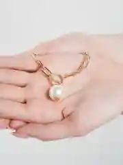 Золотая цепь, с жемчугом