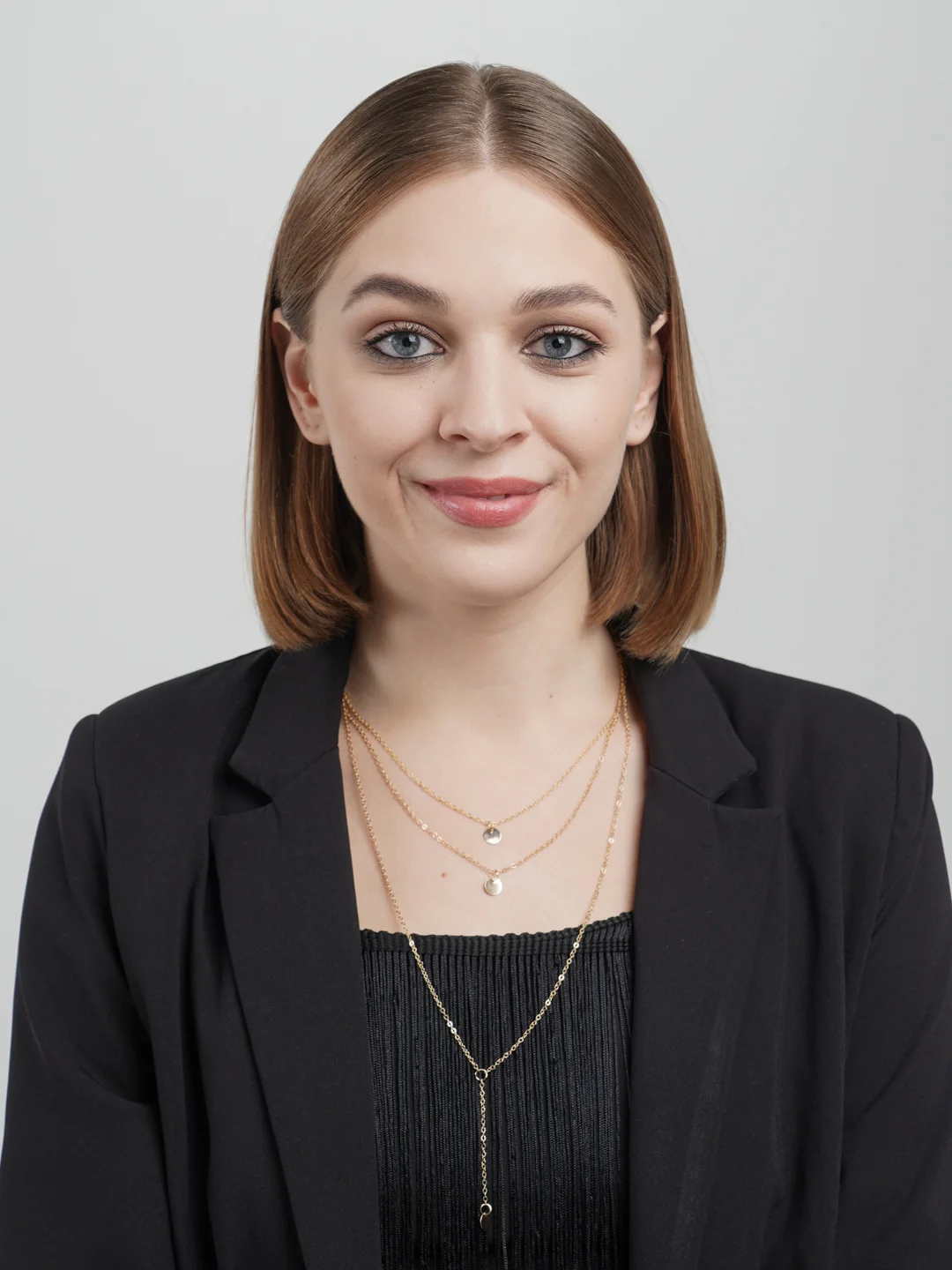 Золотой подвеска - цепочка на шею 8 марта