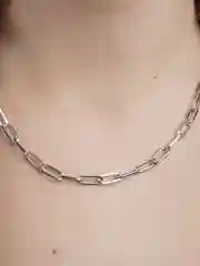 Серебряный цепочка на шею