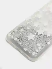 Серебряный чехол переливающийся IPhone XS MAX