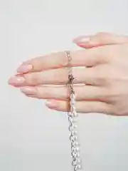 Серебряный цепочка с подвеской и жемчугом на шею, жемчужное колье, женское ожерелье