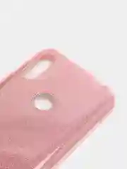 Розовый чехол блестящий Huawei Honor 9X, P Smart Z
