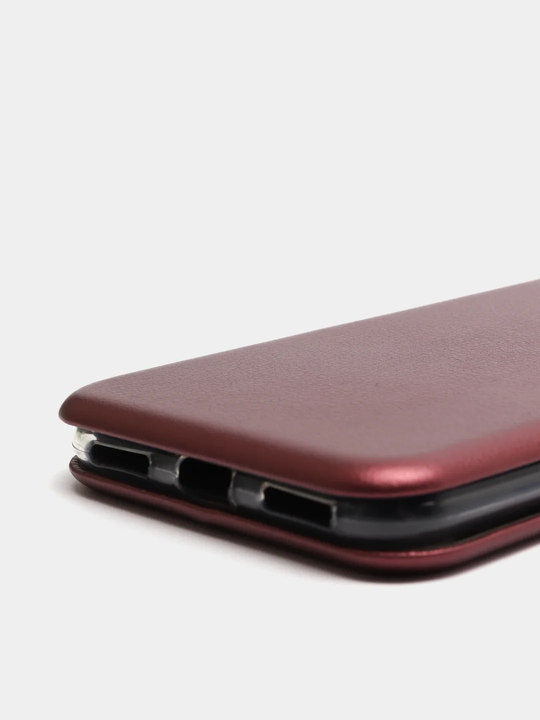 Бордовый чехол-книжка Huawei Y7 2019