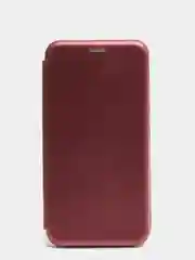 Бордовый чехол-книжка Huawei Y7 2019