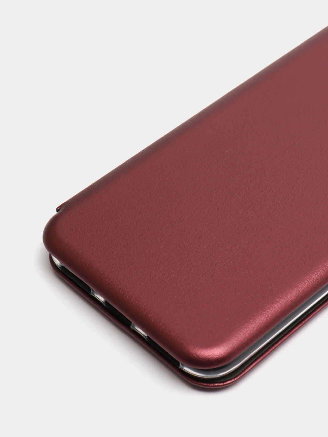 Бордовый чехол-книжка Huawei Y7 2019