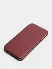 Бордовый чехол-книжка Huawei Y7 2019