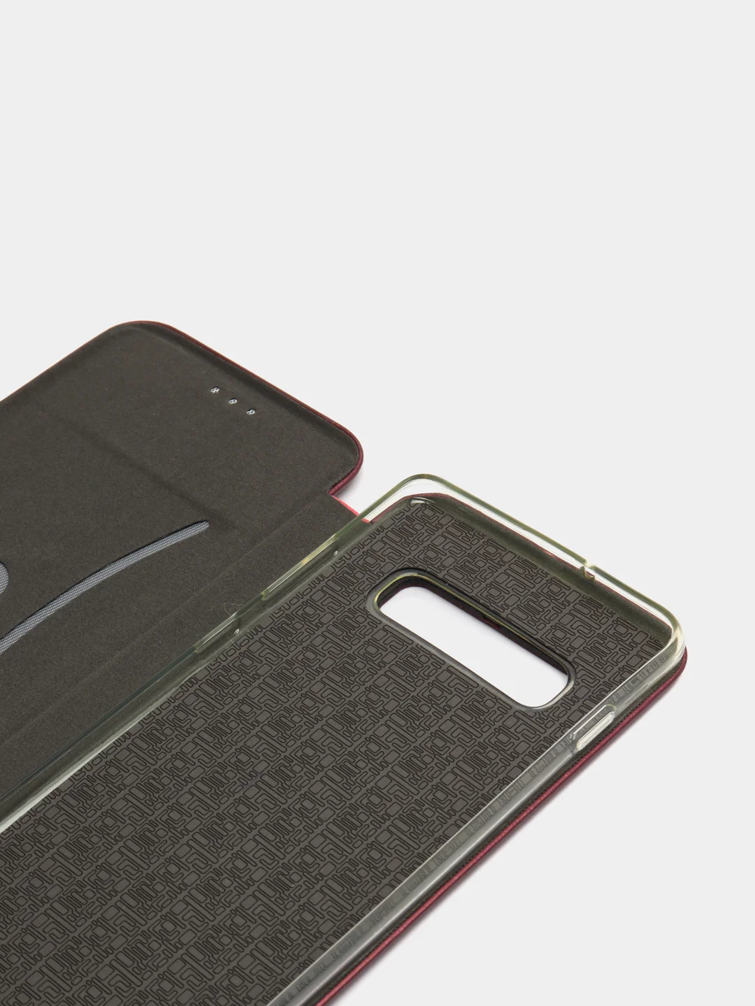 Бордовый чехол книжка Samsung S10 PLUS /  S10+