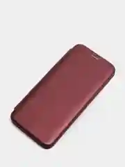 Бордовый чехол книжка Samsung S10 PLUS /  S10+