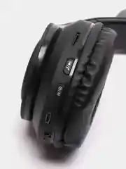 Черный беспроводные светящиеся наушники с bluetooth кошачьи ушки