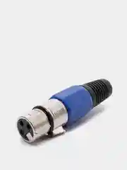 Синий разъем XLR / CANON (гнездо на кабель) тип2