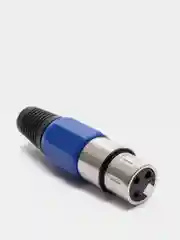 Синий разъем XLR / CANON (гнездо на кабель) тип2