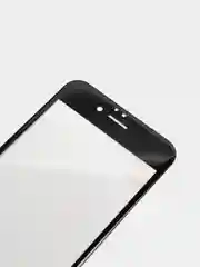 Черный защитное  стекло c силиконовыми краями  IPHONE 6