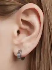 Серебряный сегментное кольцо для пирсинга