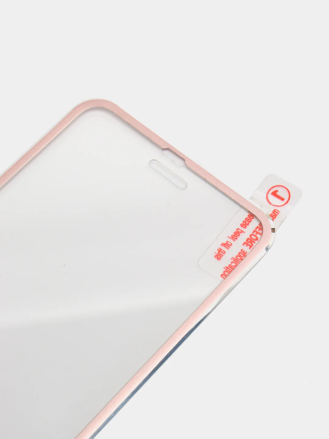 Розовый защитное стекло c усиленными и закругленными краями IPHONE 6