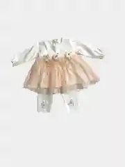 Молочный платье малыша