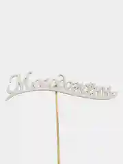 Серебряный топперы
