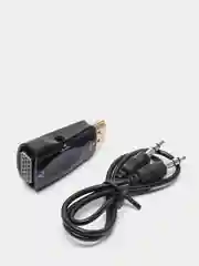 Переходник HDMI-VGA+AUX (пластиковый бокс) OT-AVW20