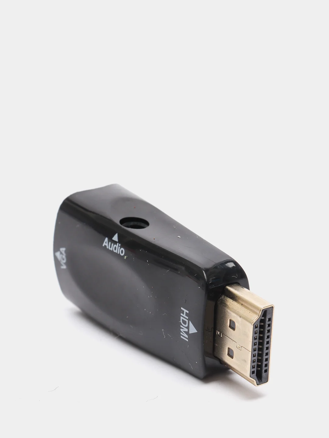 Переходник HDMI-VGA+AUX (пластиковый бокс) OT-AVW20