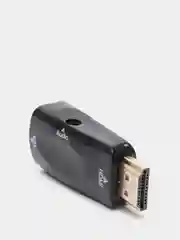 Переходник HDMI-VGA+AUX (пластиковый бокс) OT-AVW20