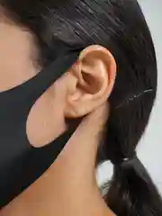 Черный маска многоразовая защитная для лица, цветные