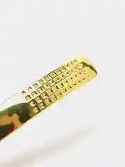 Крючок вешалка для ванны, трехрожковый, усиленный, золото