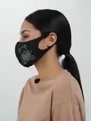 Манго маска для лица со стразами многоразовая