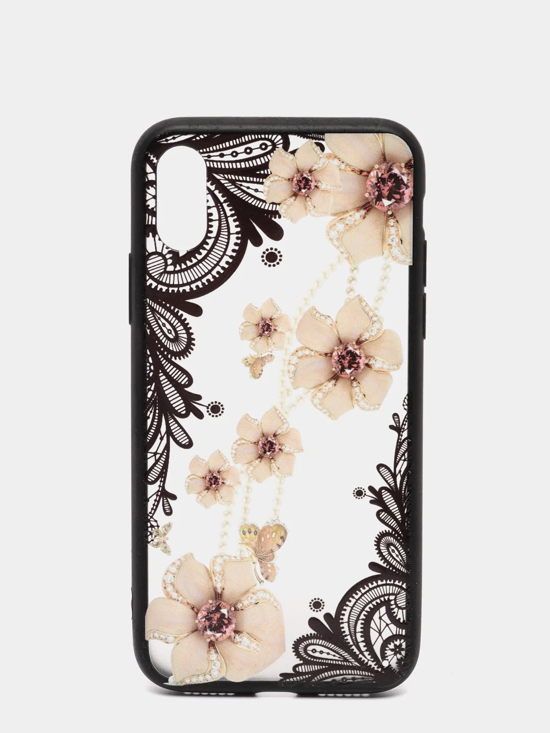 Кремовый чехол IPhone X, XS