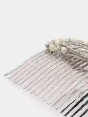 Серый гребешки со стразами