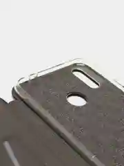 Черный чехол-книжка для HONOR 8C