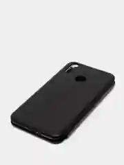 Черный чехол-книжка для HONOR 8C