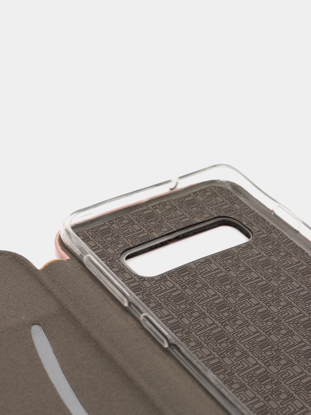 Золотой чехол книжка Samsung S10