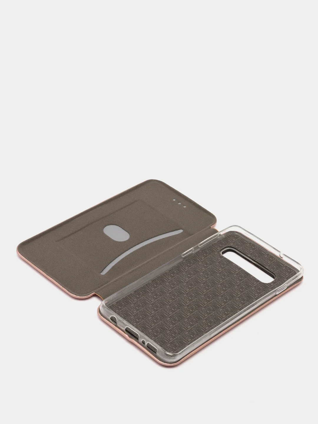 Золотой чехол книжка Samsung S10