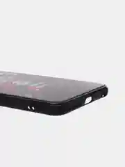 Красный светящийся чехол со стеклянным покрытием для Iphone