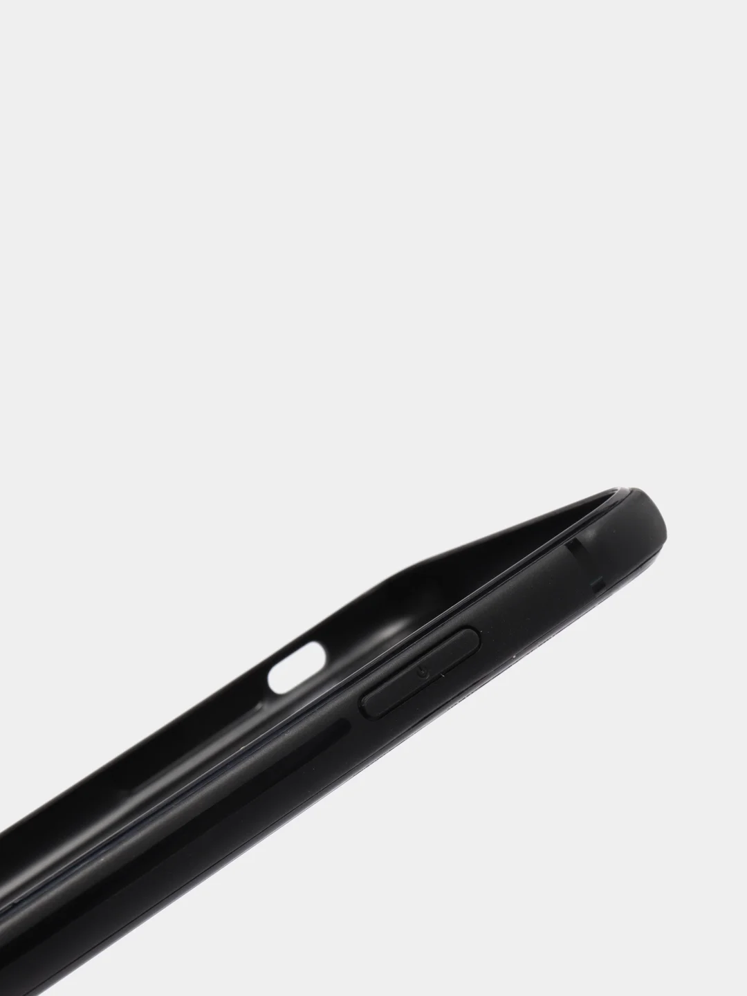 Синий светящийся чехол со стеклянным покрытием для Iphone