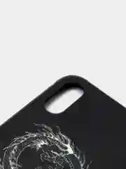 Синий светящийся чехол со стеклянным покрытием для Iphone