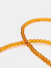 Карамельный бусины круглые стеклянные