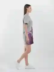 Серый туника с пайетками
