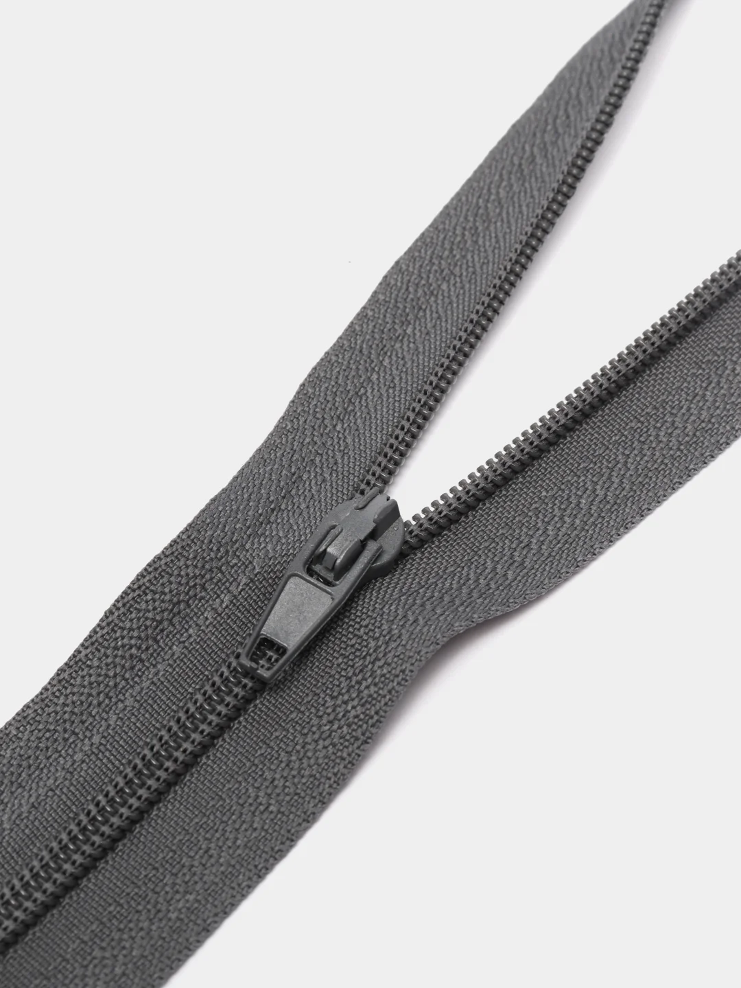 Серый молния MaxZipper пластиковая юбочная №3, 18см
