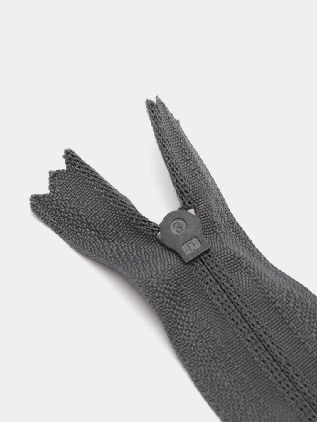 Серый молния MaxZipper пластиковая юбочная №3, 18см