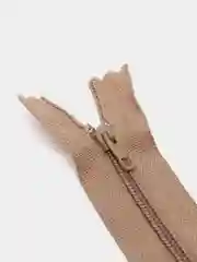 Бежевый меланж молния MaxZipper пластиковая юбочная №3, 18см